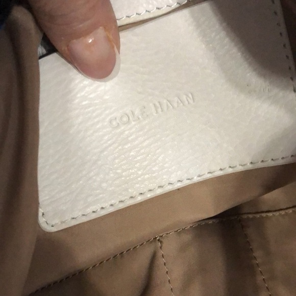 Cole Hann winter White  bag - Picture 3 of 12